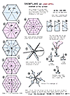 The Instruction Sheet for the Origami Snowflake