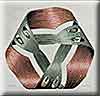 Möbius Strip I -- 1961 Woodcut