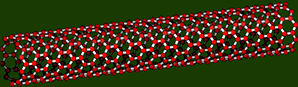 Part of a carbon nanotube