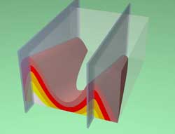 A simple faulting and folding animation