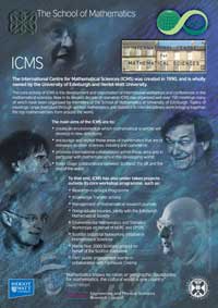 School of Mathematics: ICMS poster