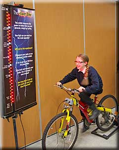 SCI-FUN Roadshow Exhibits -- Power Bike