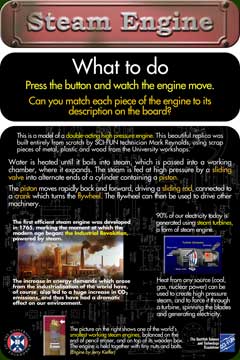 SCI-FUN Roadshow Exhibits -- Steam Engine