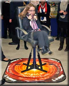 SCI-FUN Roadshow Exhibits -- Spinning Chair