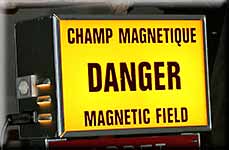 NA48 site -- magnetic field warning