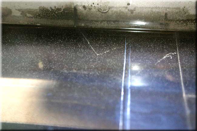 A cloud chamber photograph with 'special' tracks...