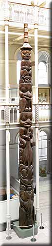 The Royal Museum's totem pole