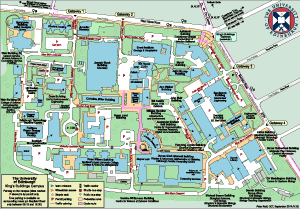 The King's Buildings campus map - produced by FUSION
